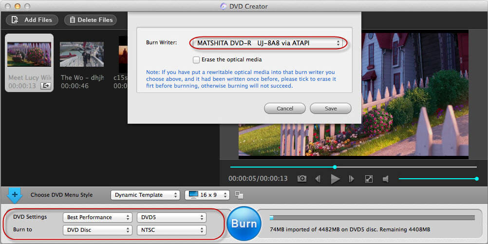 Dvd authoring with subtitles